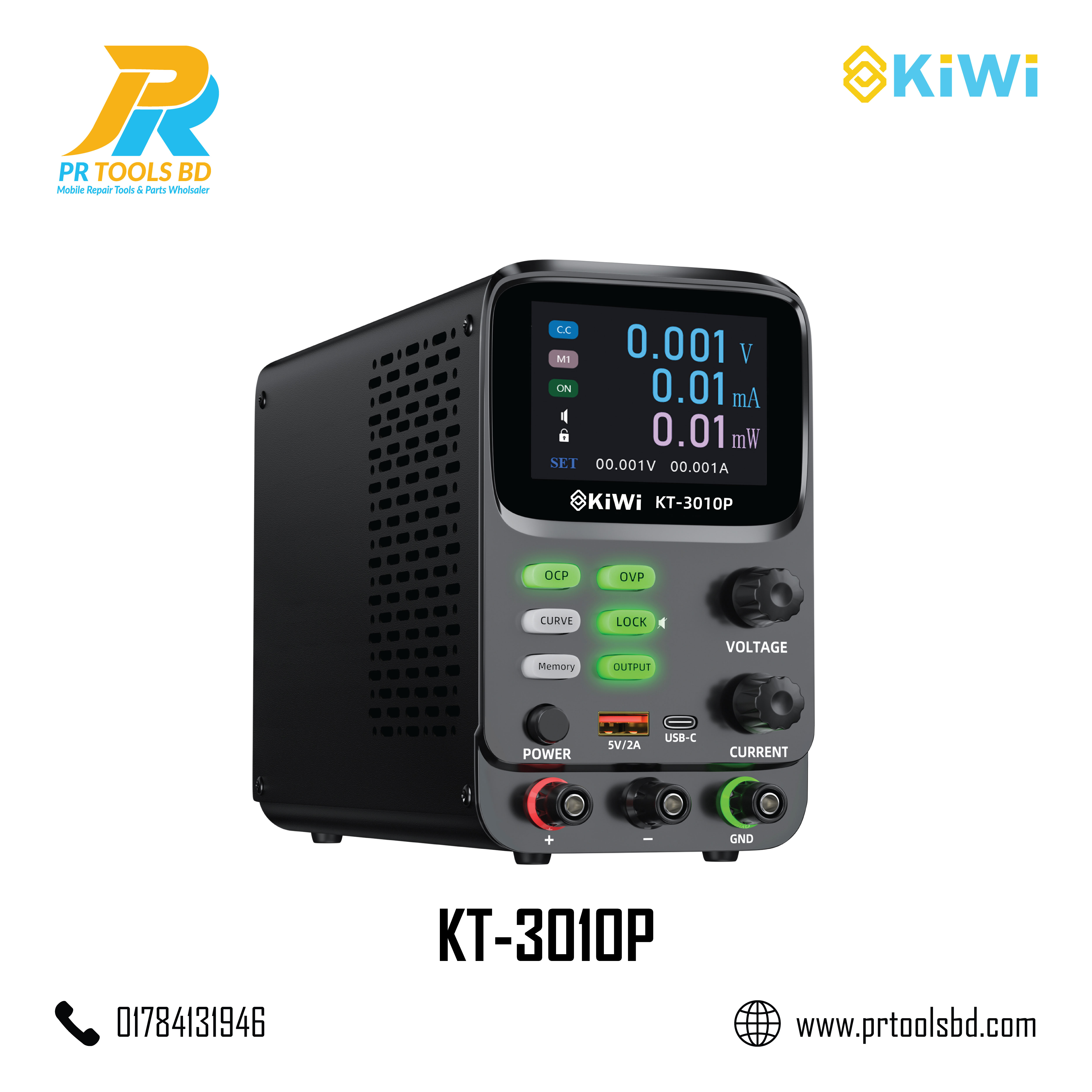 KiWi KT 3010P POWER SUPPLY 10a 30v