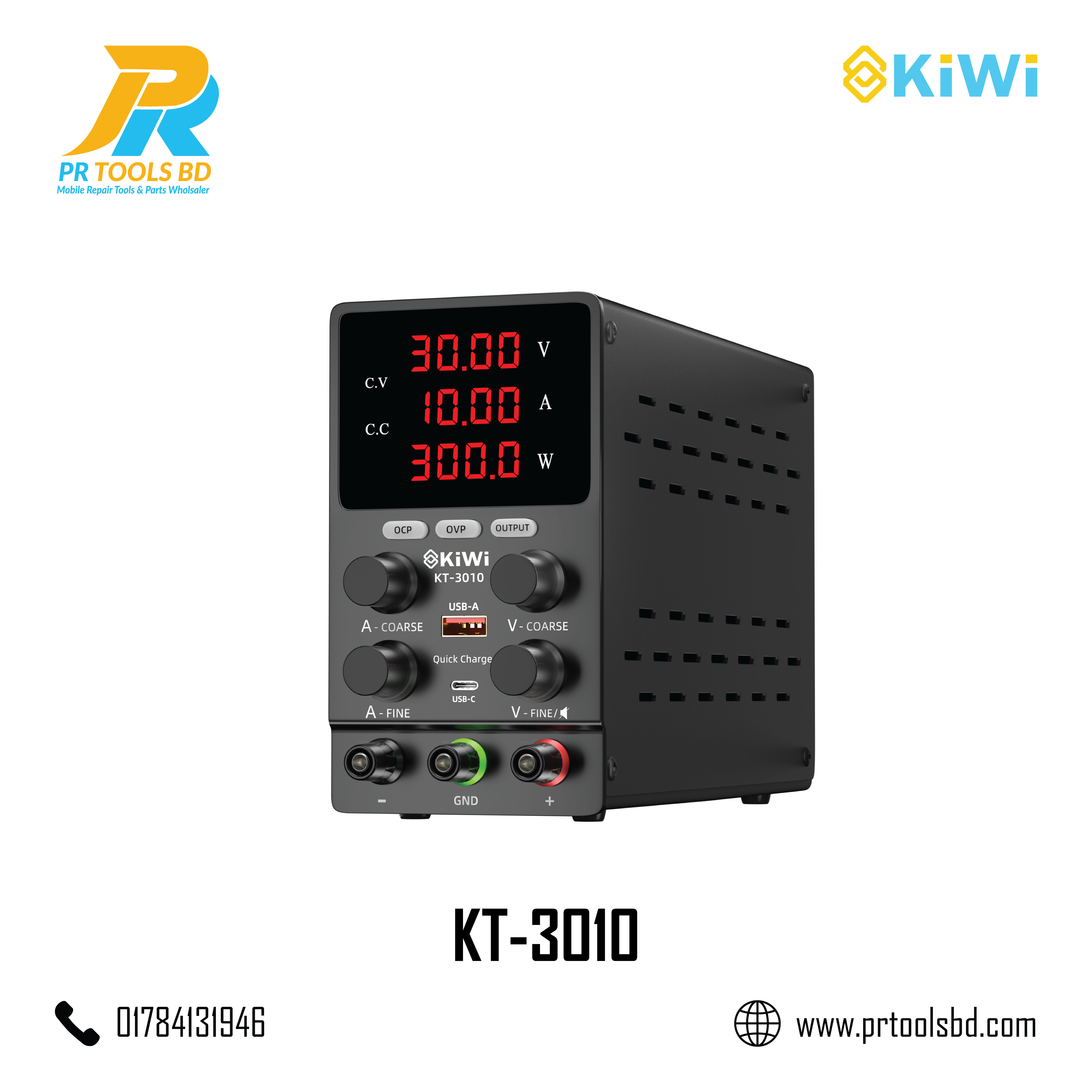 KiWi KT 3010 POWER SUPPLY 10a 30v