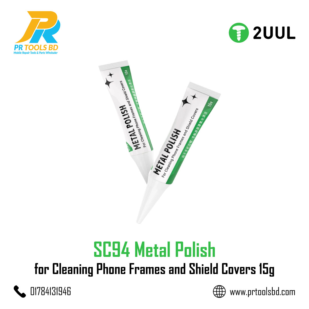 2UUL SC94 Metal Polish for Cleaning Phone Frames and Shield Covers 15g
