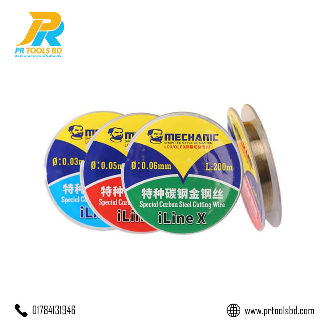 MECHANIC iLine X mobile phone screen repair separation wire 0.04 LCD screen diamond wire cutting line