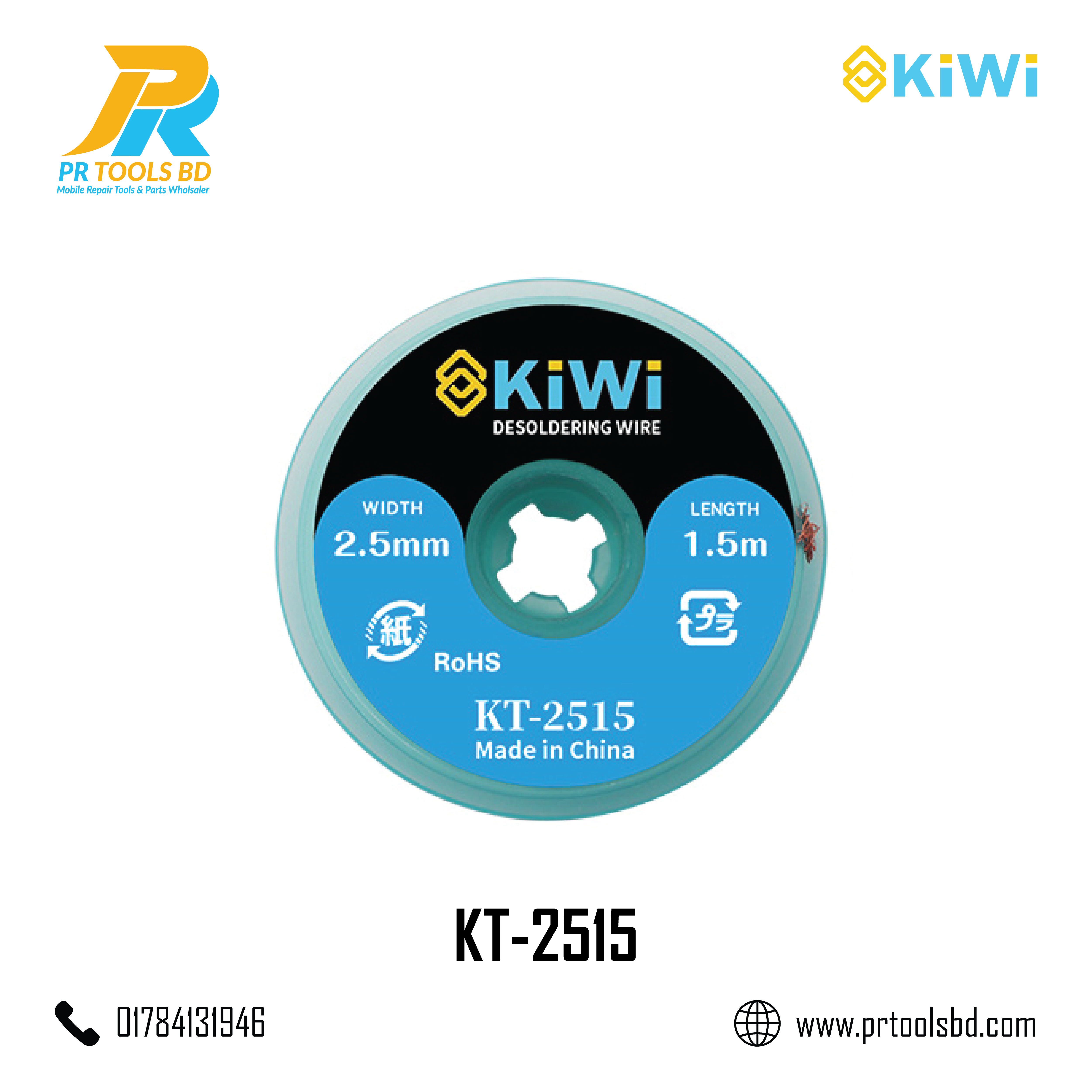 KiWi KT 2515 Soldering Wick