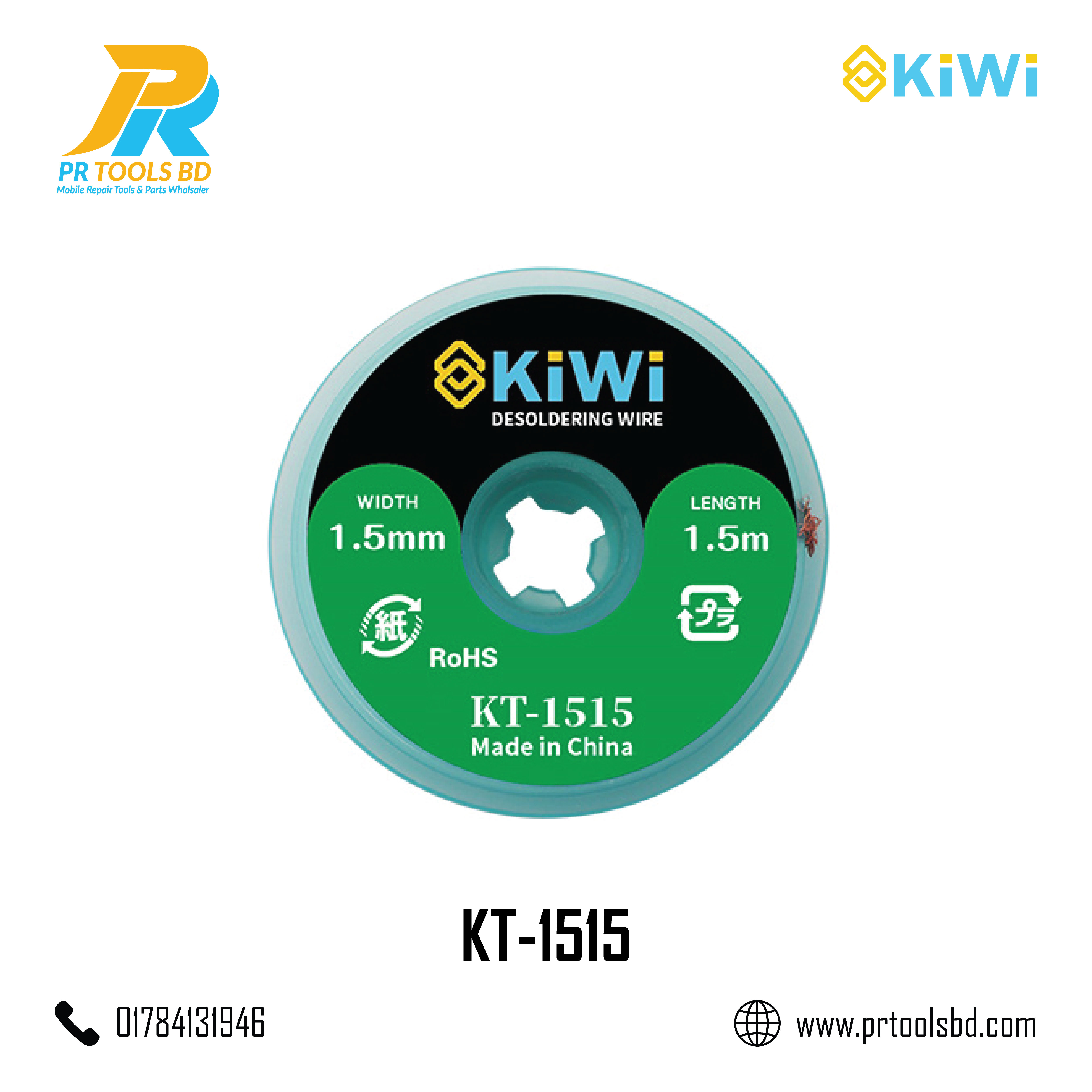 KiWi KT 1515 Soldering Wick