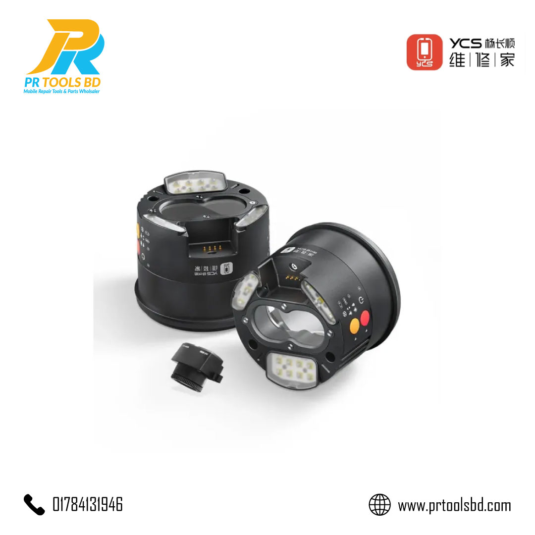 YCS Repairer 6558 Compatible with Integrated Microscope Positioning Light Source Microscope Male Version with Extended UV Lamp Kit Finished product