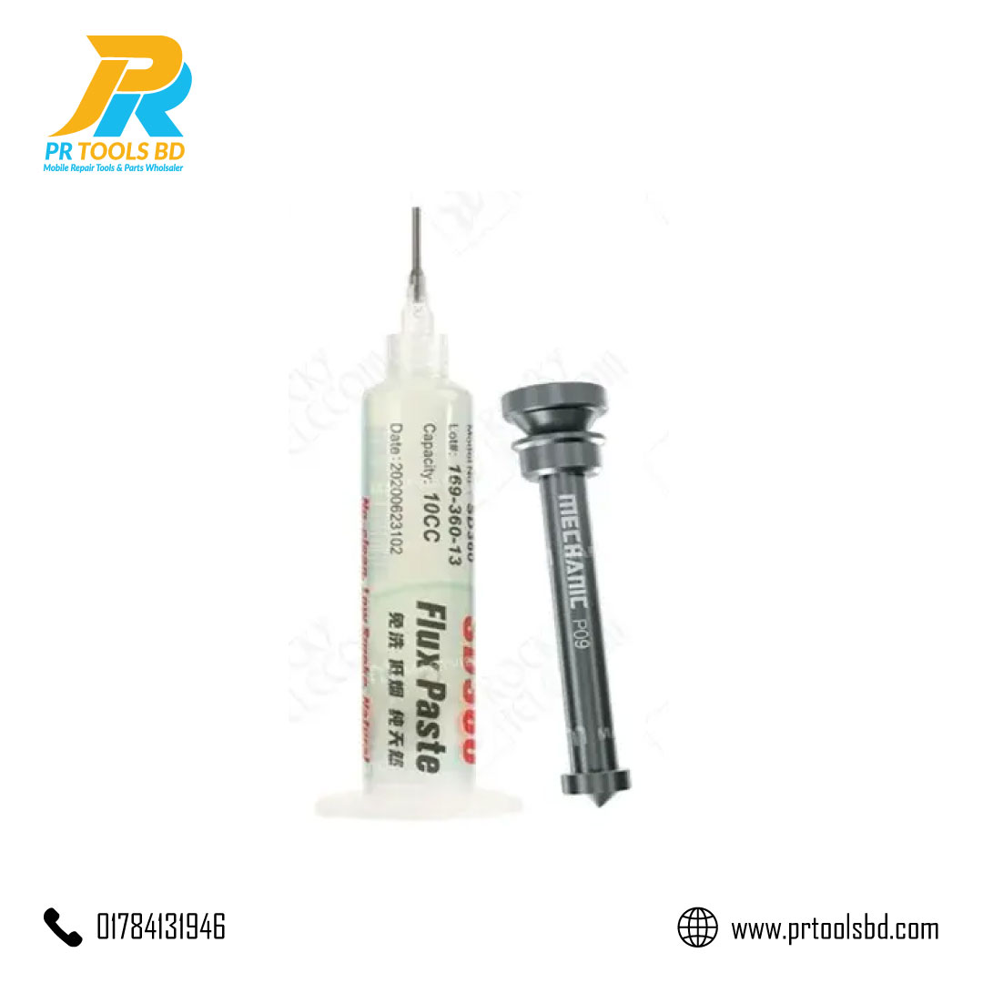 Mechanic SD360 Flux Solder Paste No clean Transparent Welding Paste Flux With Push Rod for PCB SMD BGA Soldering Tools
