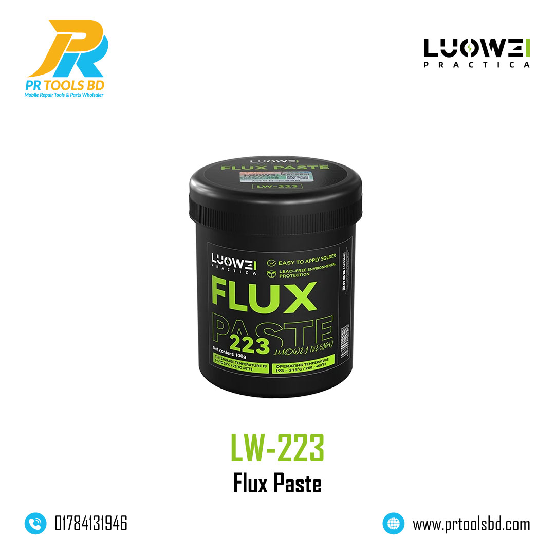 Luowei LW-223 100g Non-Resistive Non-Conductive No-Clean Lead-Free Soldering BGA Flux Paste