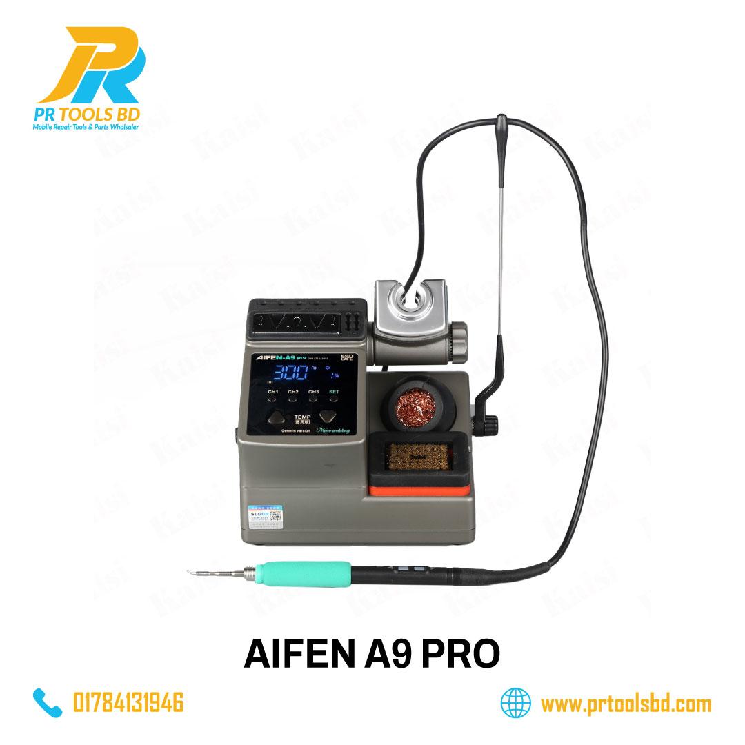 Aifen A9 Pro Smart Soldering Iron Station With 3 Bits ( 120W )