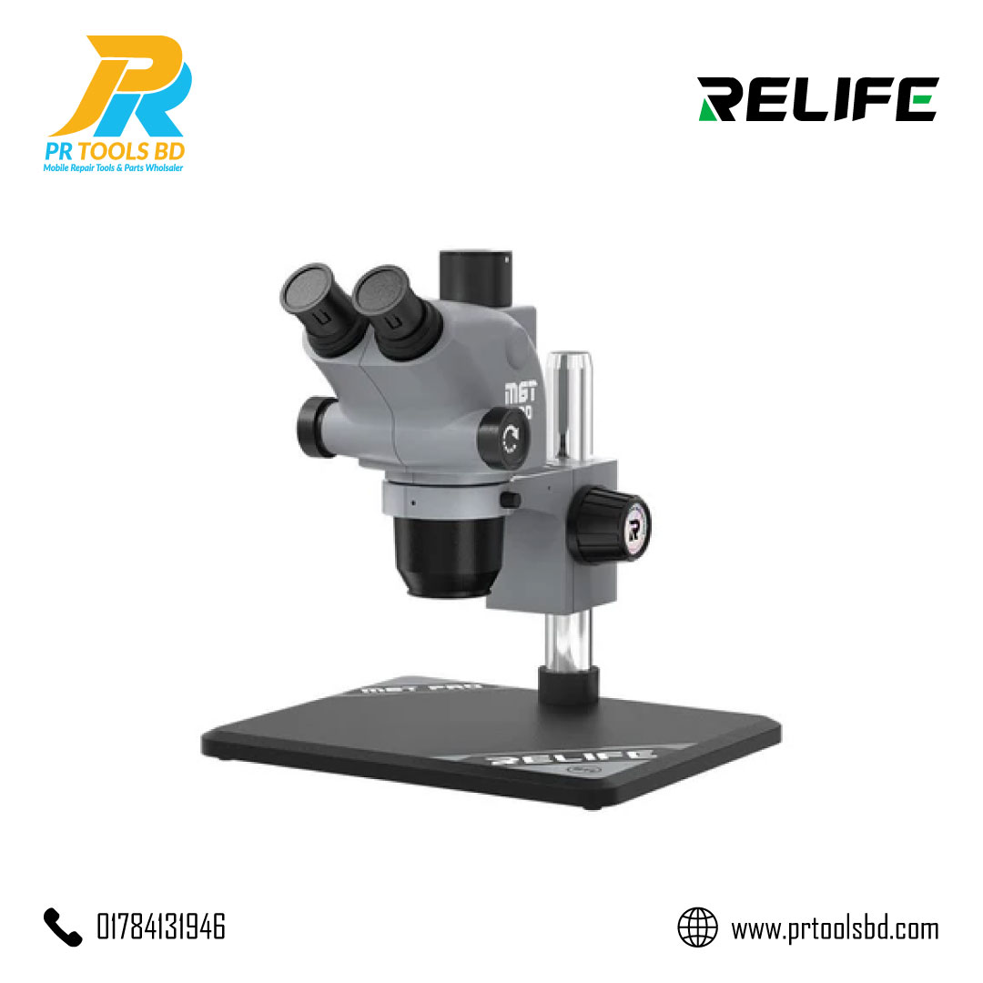 RELIFE RL M6T Pro B11 Trinocular HD stereo microscope