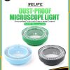 Relife RL-033D Dust-proof Microscope Light For Most Stereo Microscopes Touch Switch Snap-on Design LED Lights Strong Spotlight