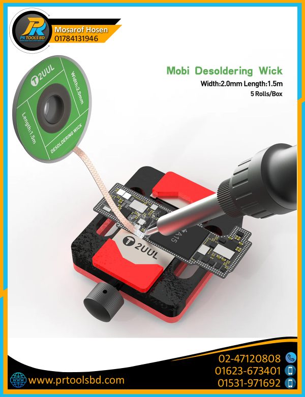 2UUL DW01 Mobi Solder Wick 2015 1PCS - Image 2