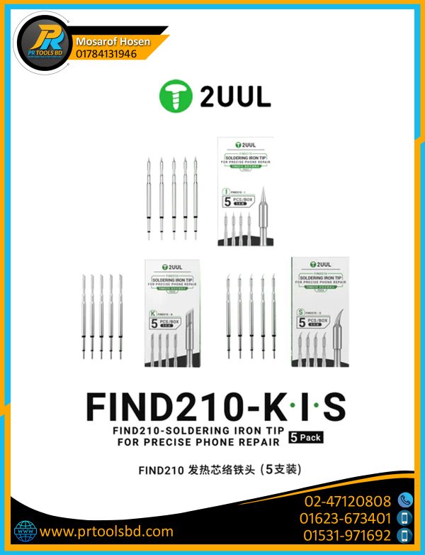 2UUL K  Soldering Iron Tip for C210 Soldering Station