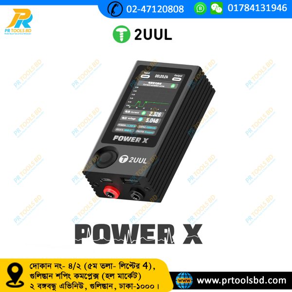 2UUL PW11 Power X High Refresh Screen Ampere-Voltage Meter