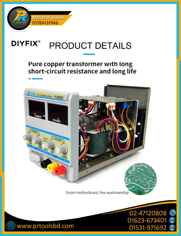 POWER SUPPLY 30V5A SS-3005D - Image 3