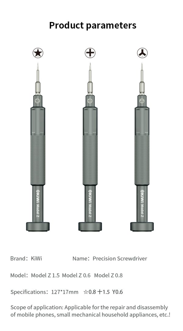 KiWi MODEL Z (0.8) iPhone Special Screwdriver - Image 3