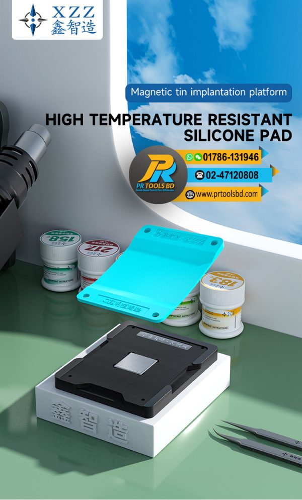 XZZ C1 Magnetic Base with BGA IC Tin Planting Silicone Pad - Image 2