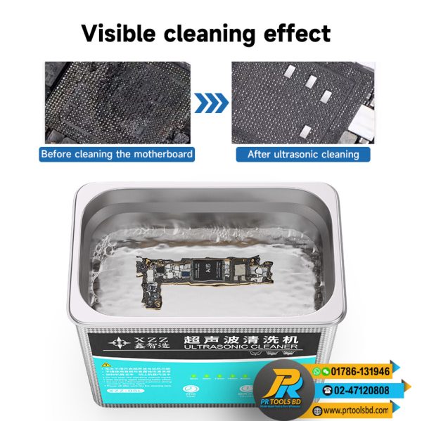 XZZ-08L 0.8L Ultrasonic Cleaning Machine for Motherboard / Glasses / Industrial Accessories Cleaning - Image 4