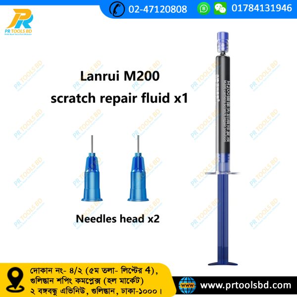 LANRUI M200 3ML Scratch Repair Liquid for Mobile Phone Repair Camera Spots Scratches Stains Corruption Repair Liquid Tool - Image 3