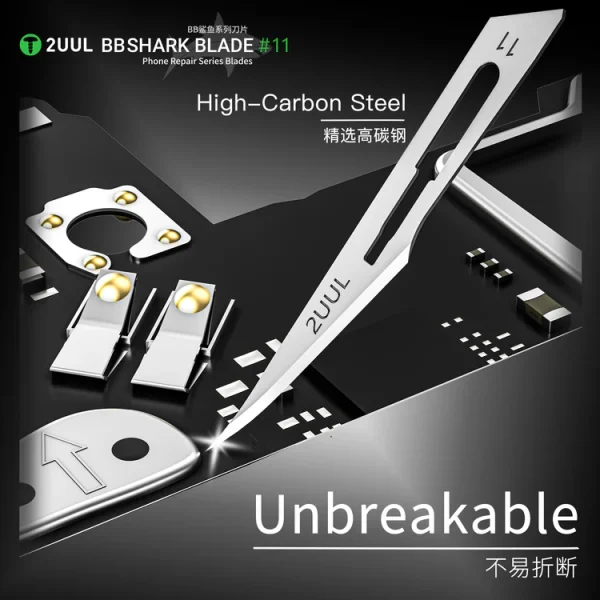 2UUL DA18 BB Shark Blade No.11 (100pcs/pack)   - Image 2