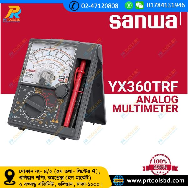 SANWA YX360TRF Anglog multimeter, pointer type best-selling multimeter zero center instrument 200Mohm resistance measurement