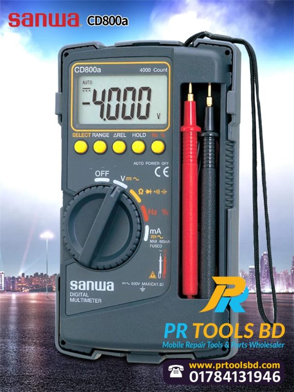 Sanwa - CD800A - Battery Powered Digital Multimeter