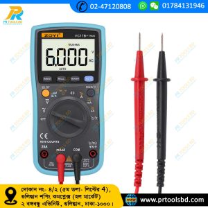 ZOYI ZT-VC17B+ is an electrical multimeter known for its high precision digital display, smart home capacitance meter, and o