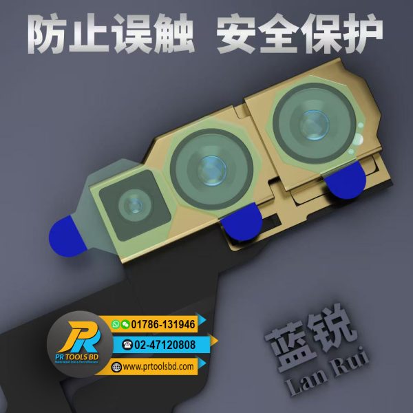 Lanrui S3 6mm mini Phone Camera All-round Green Dust Proof Protective Sticker - 260Pcs ক্যামেরা স্টীকার - Image 2