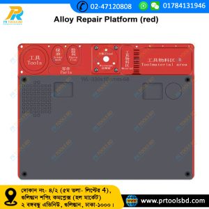 WL Aluminium Alloy Microscope Base RED COLOR 330x198mm Maintenance Pad