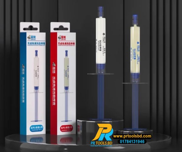 LANRUI ZHURONG NO.2 Halogen-Free and No-Clean Soldering Paste Flux (10ML) - Image 3