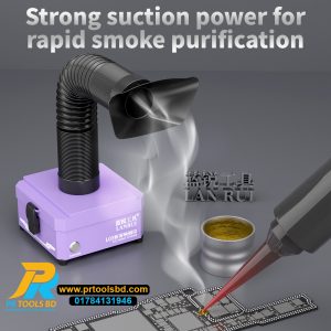 Lanrui L03 Powerful Desktop Smoke Purifier for PCB Soldering Repair