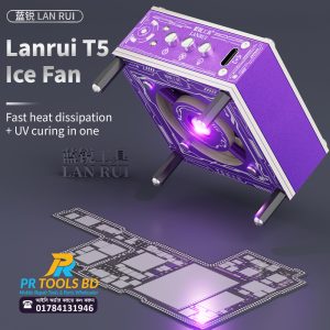 Lanrui T5 2-in-1 3W UV Curing + Fast Heat Dissipation Ice Fan