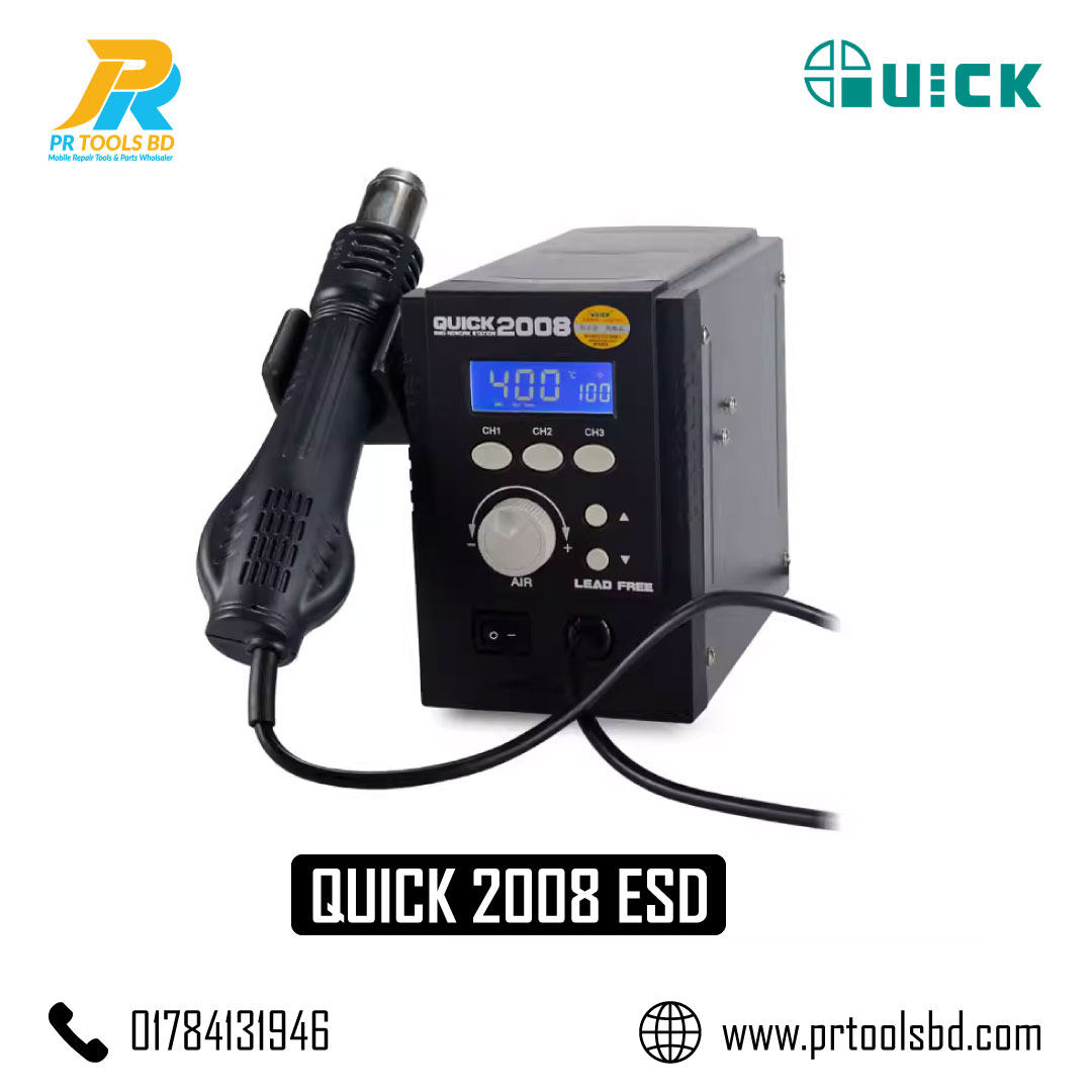 QUICK 2008 ESD Hot Air Rework Station